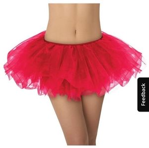 Red Tutu Adult One Size Fits All